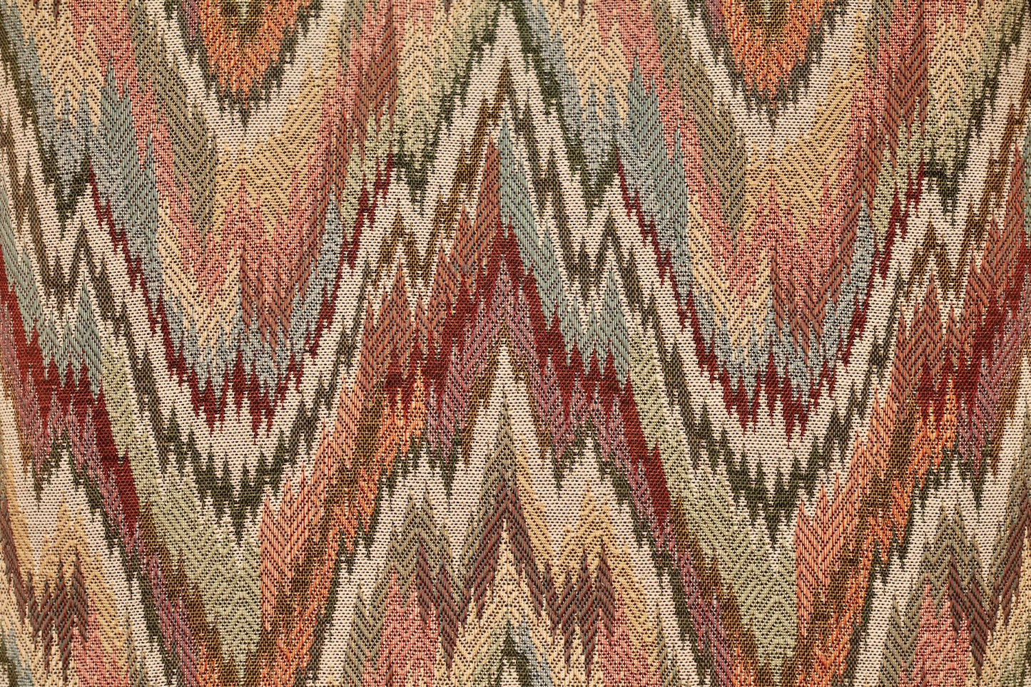 Elegant High-Back Ikat Armchair - ONLINE ONLY