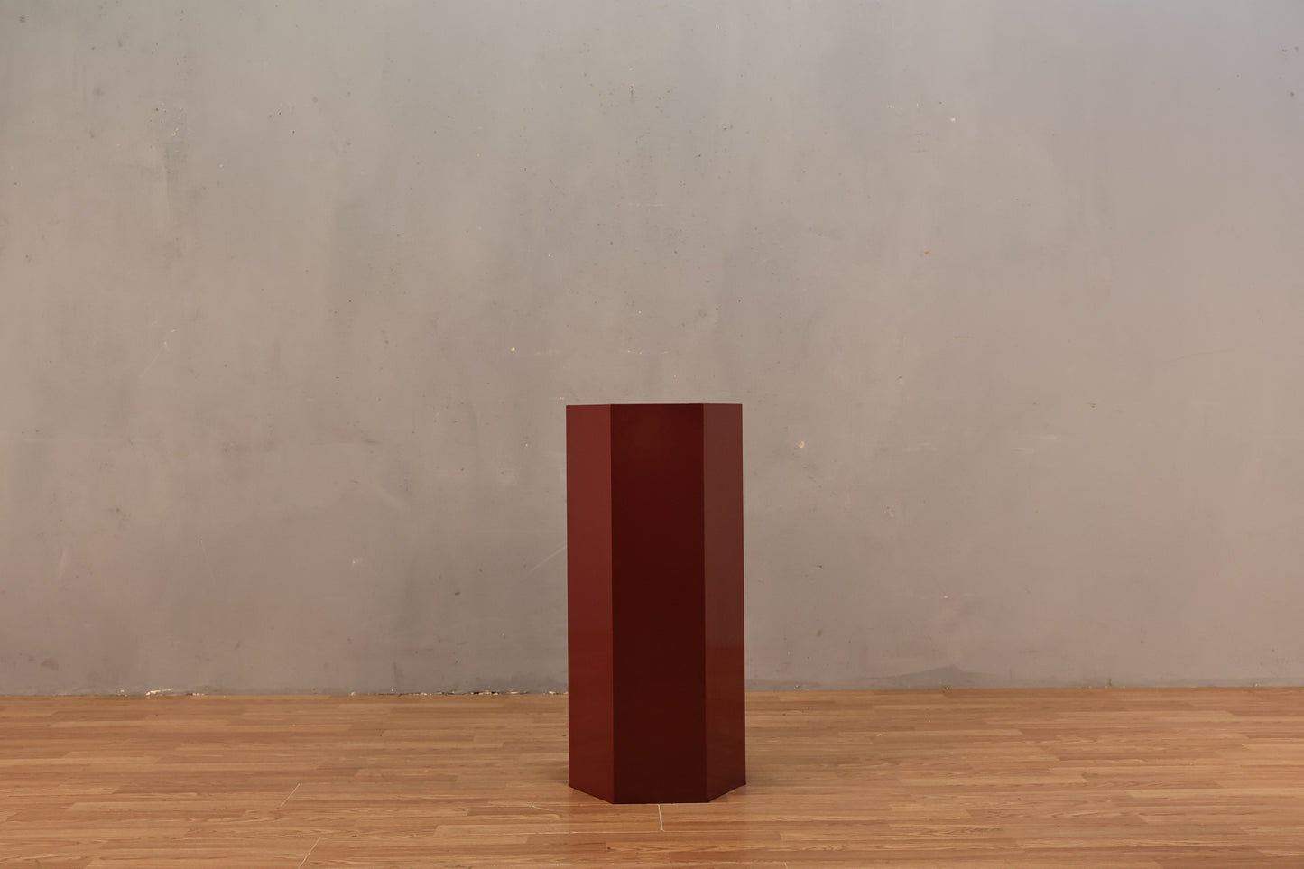 Burgundy Laminate Pedestal
