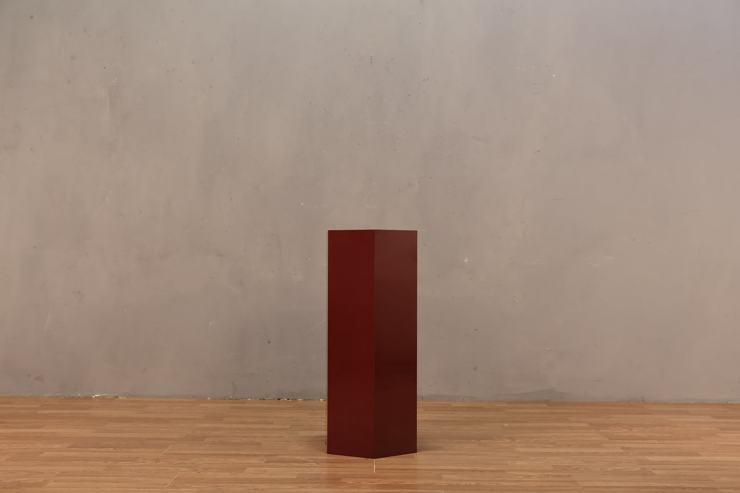 Burgundy Laminate Pedestal