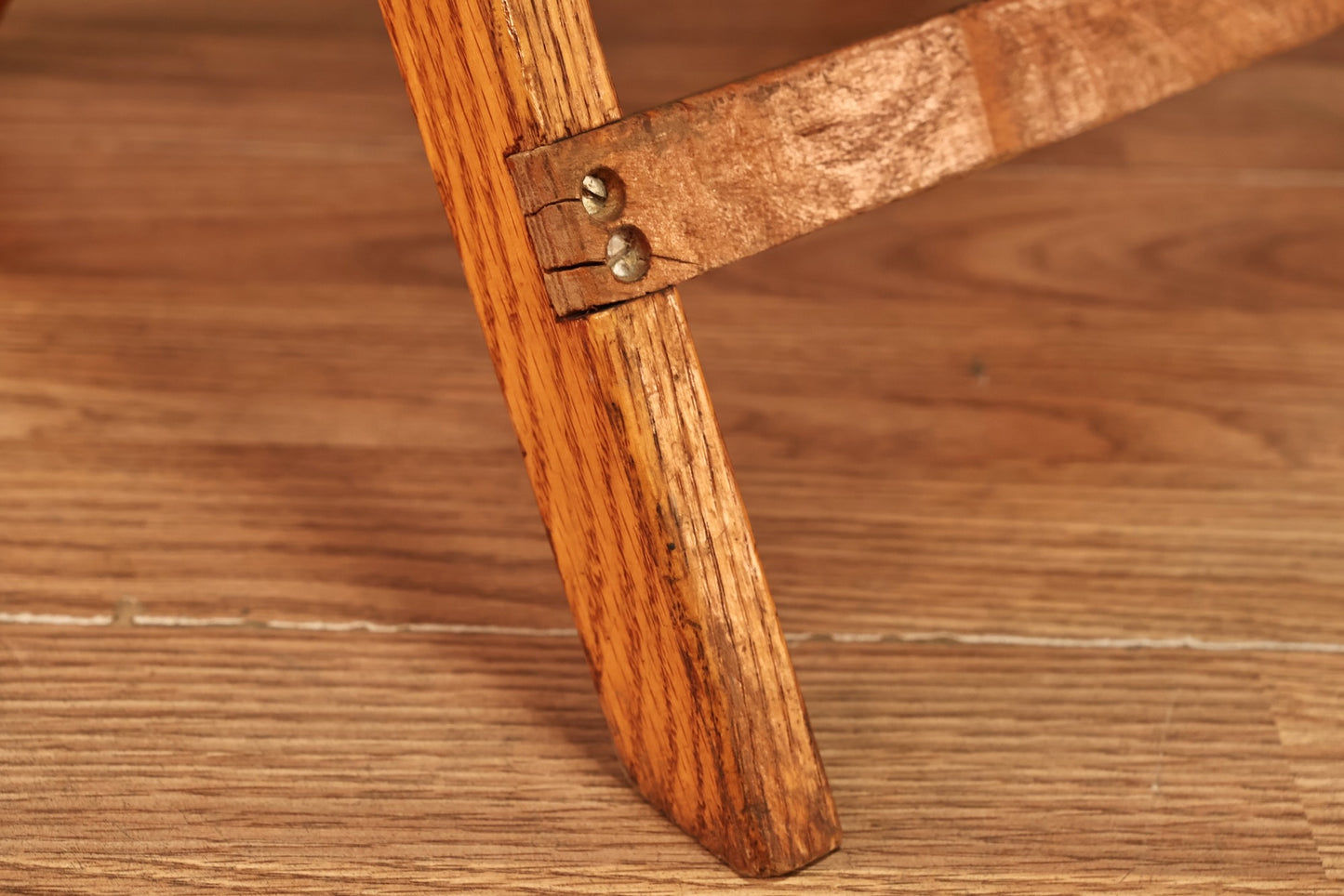 Slatted Oak Folding Chair