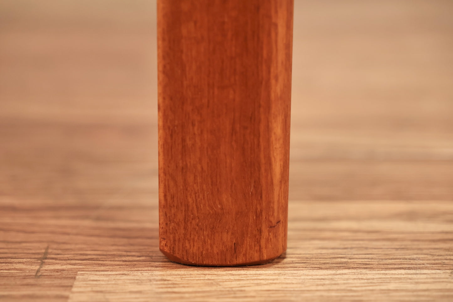 Uldum Teak & Brown Tile Side Table
