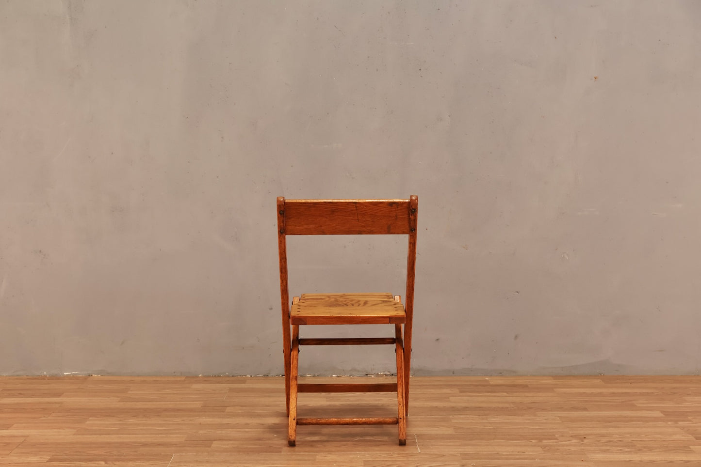 Slatted Oak Folding Chair