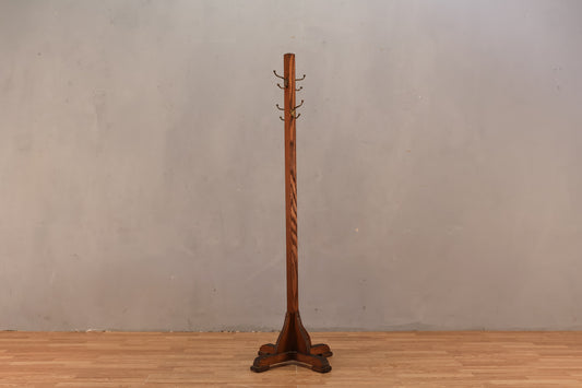Classic Wood & Metal Coat Rack - ONLINE ONLY