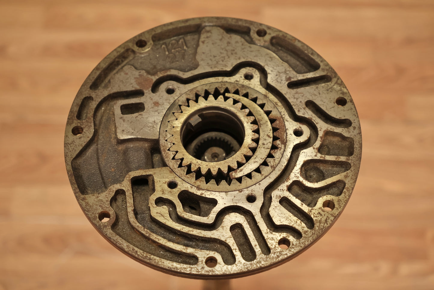 Reclaimed Car Transmission Pedestal