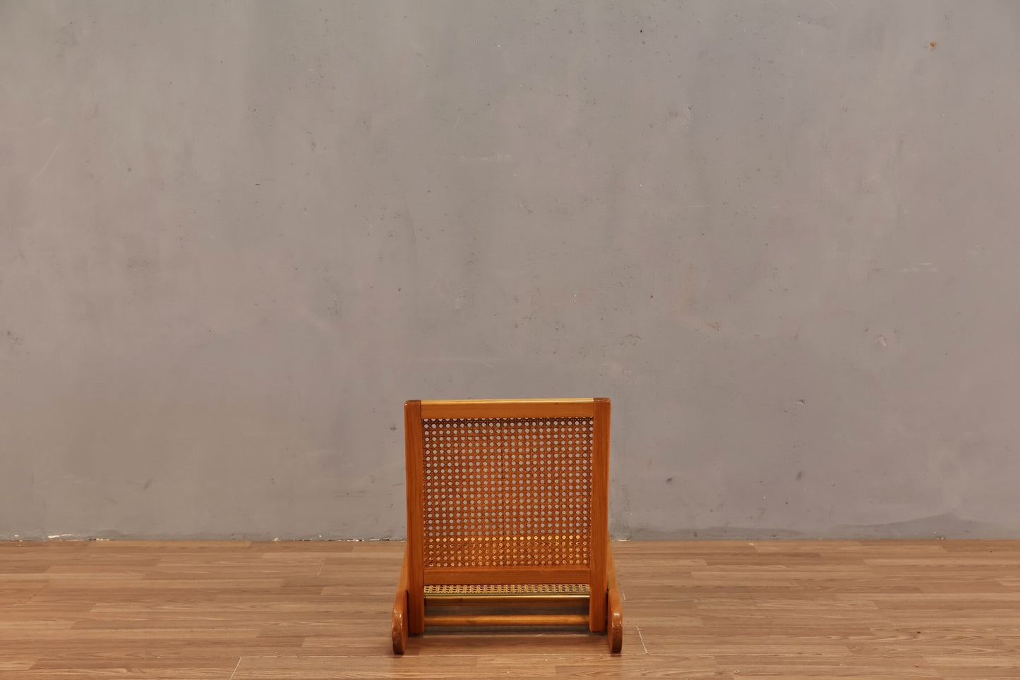 Oak & Cane Folding Canoe Chair