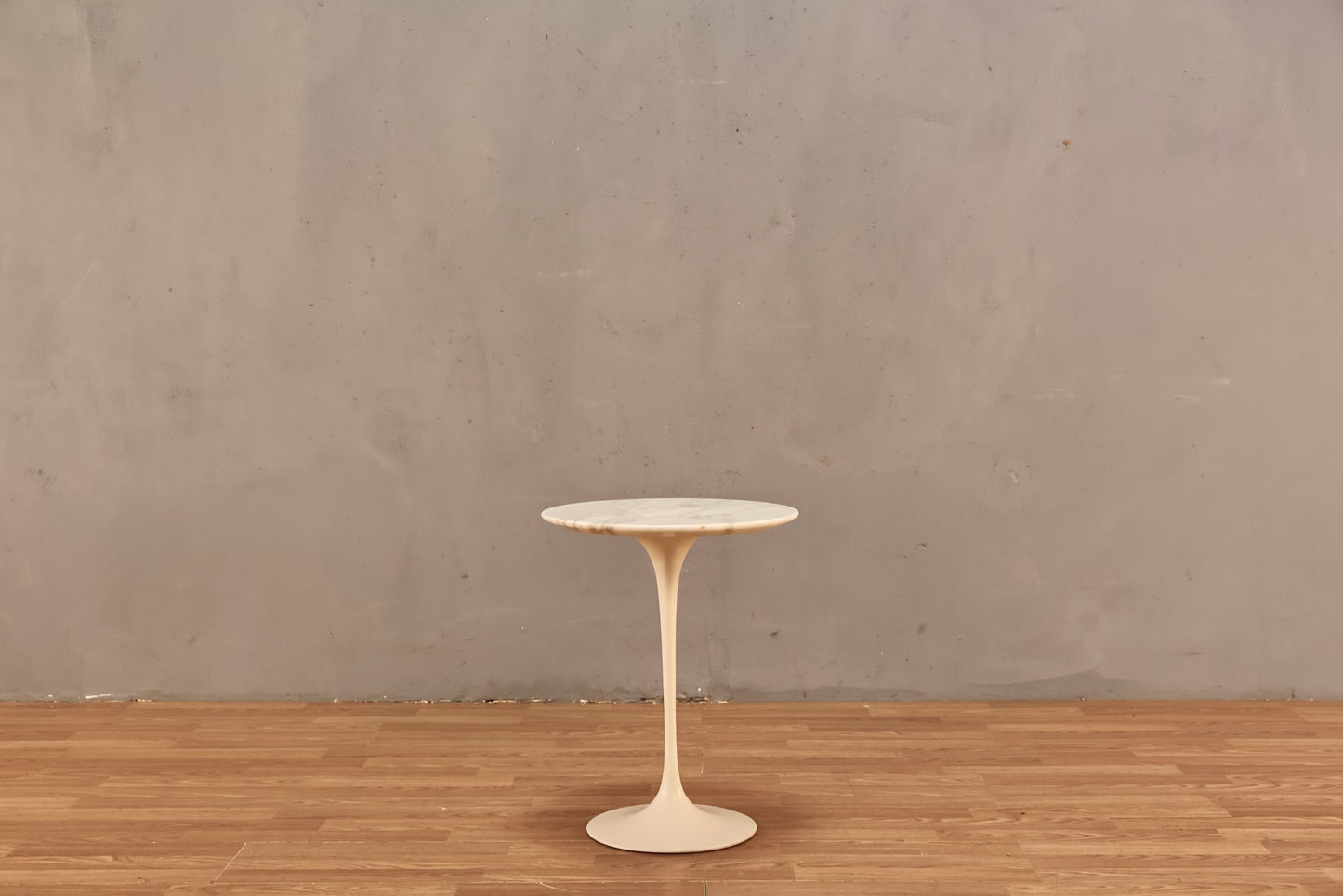 Italian Marble-Top Tulip Side Table