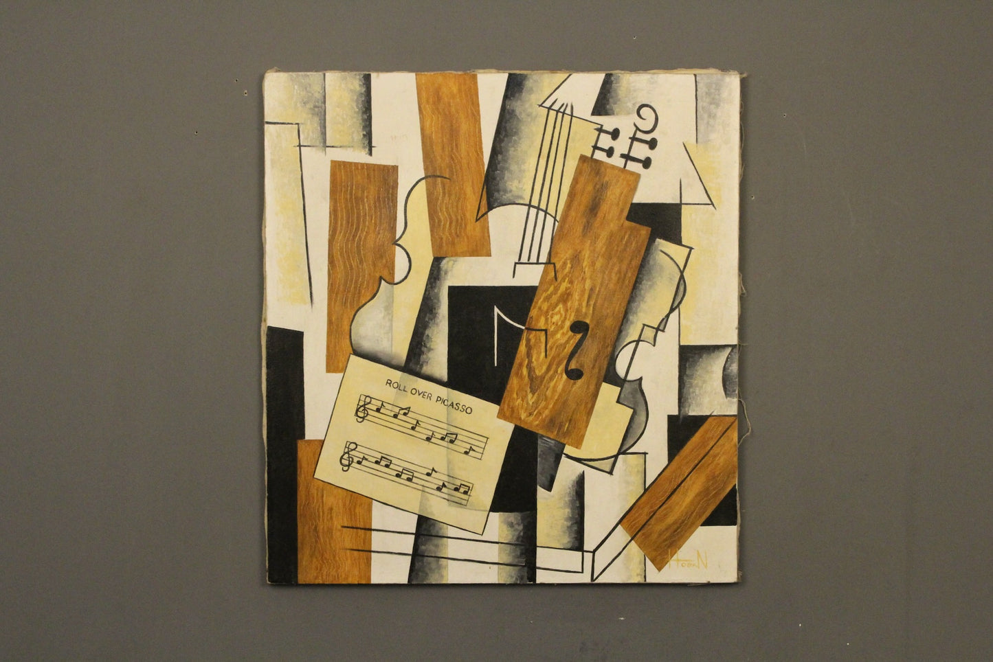 "Shapes in Music" Painting