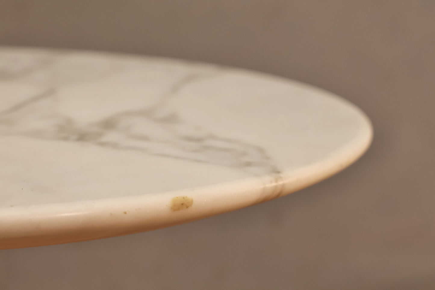 Italian Marble-Top Tulip Side Table