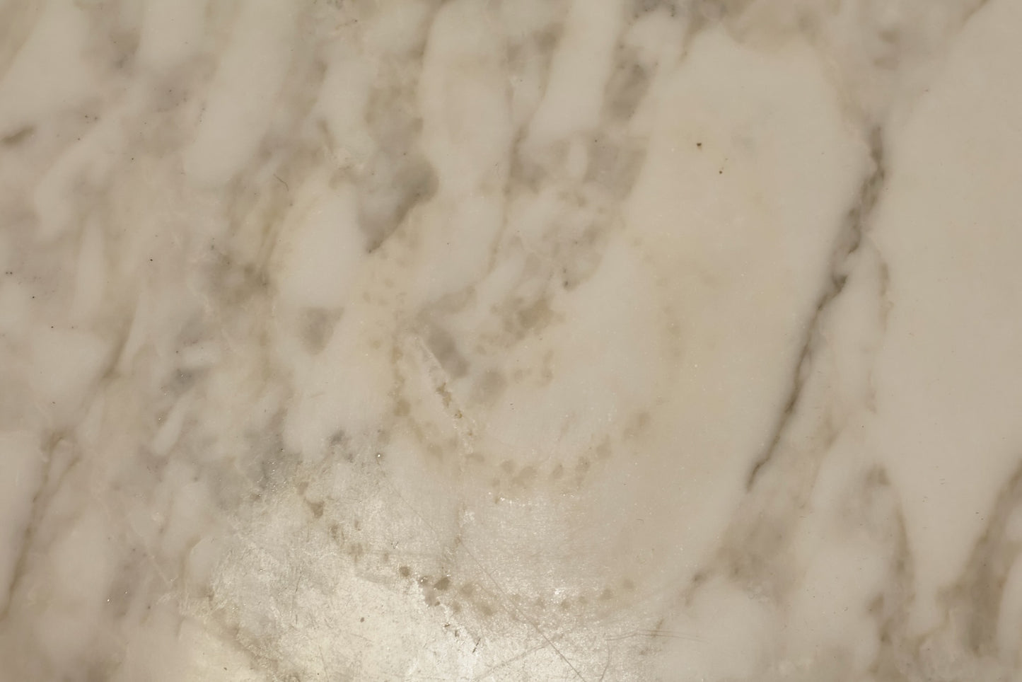 Italian Marble-Top Tulip Side Table