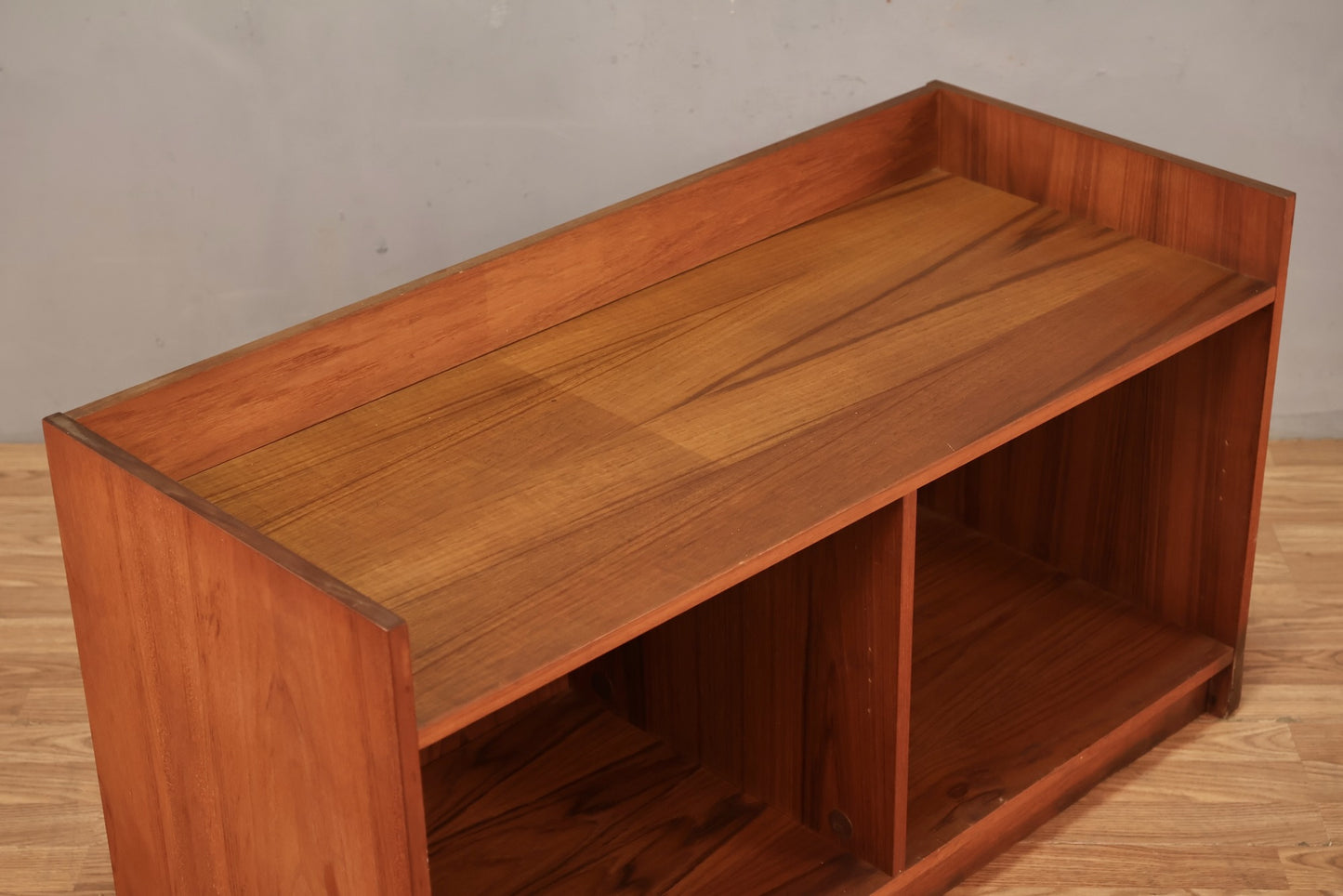 Compact Teak Media Console