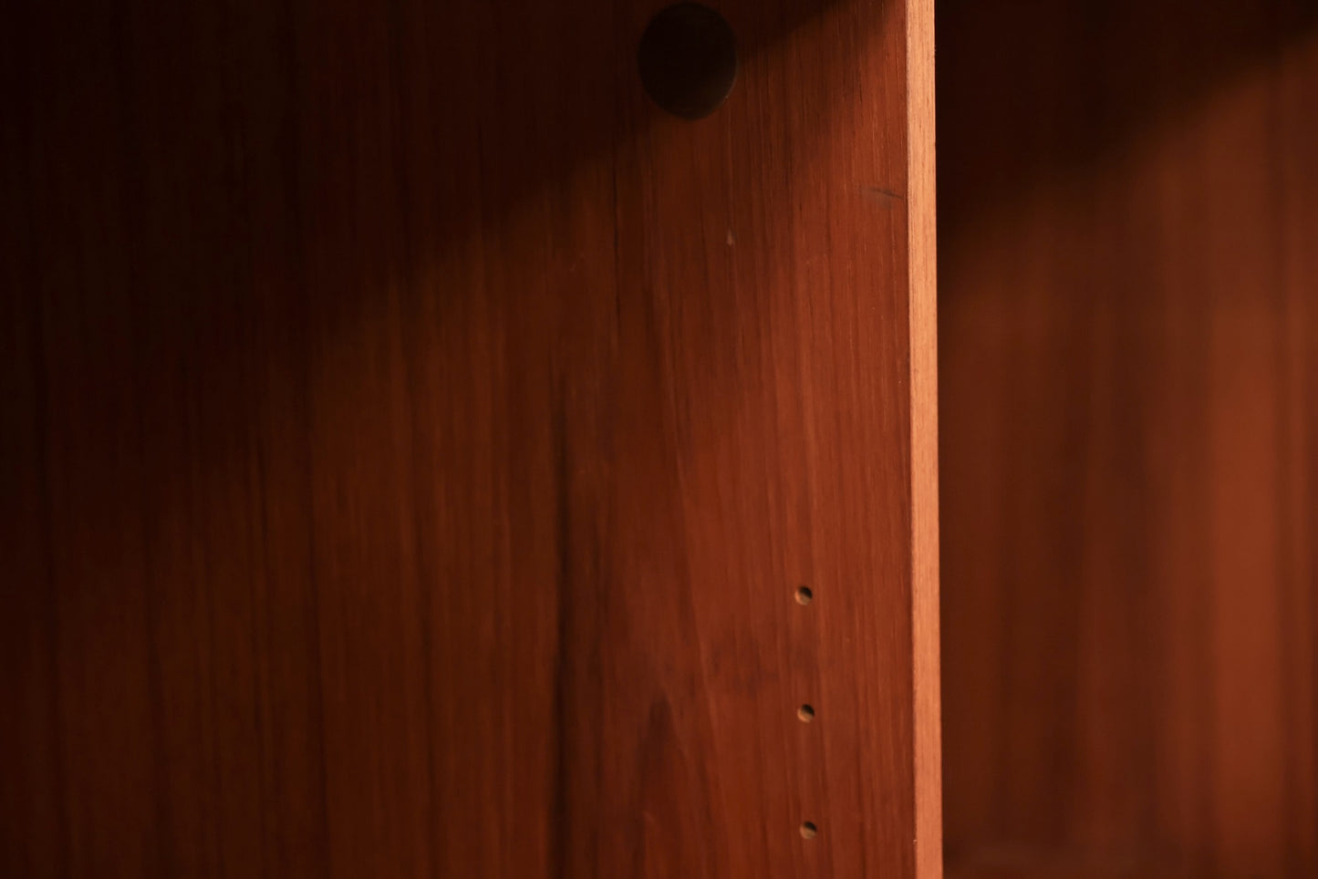 Compact Teak Media Console