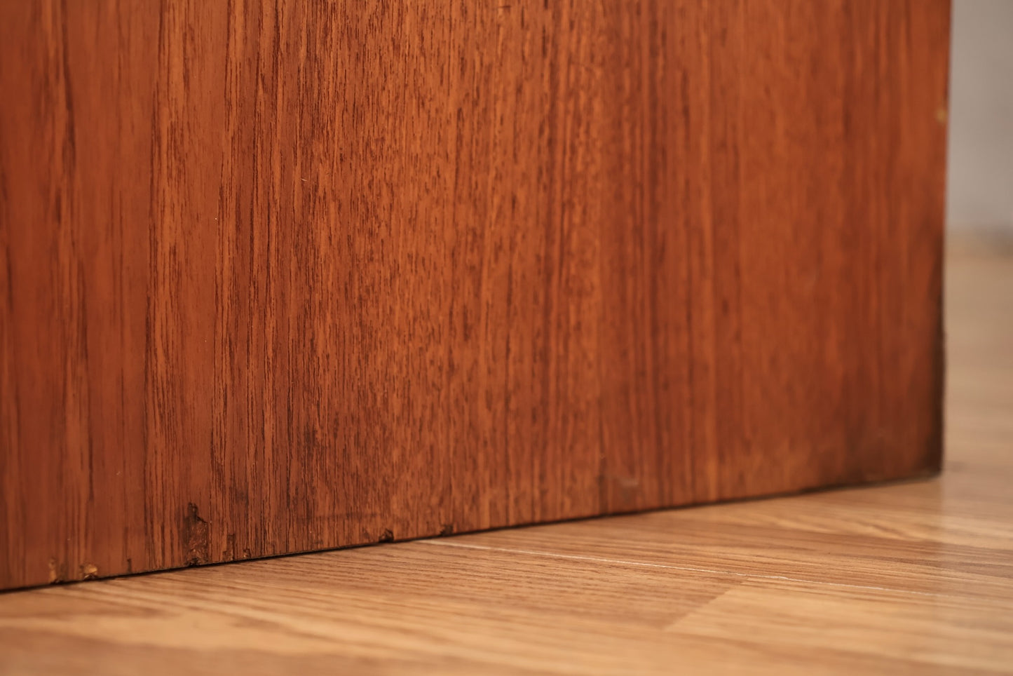 Compact Teak Media Console