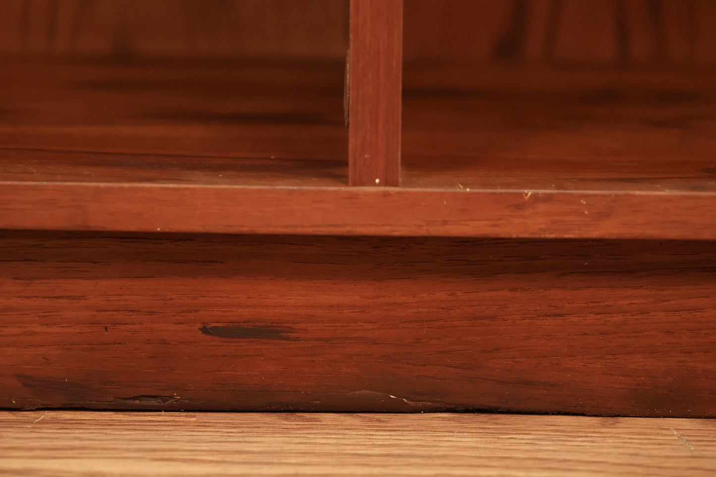 Compact Teak Media Console