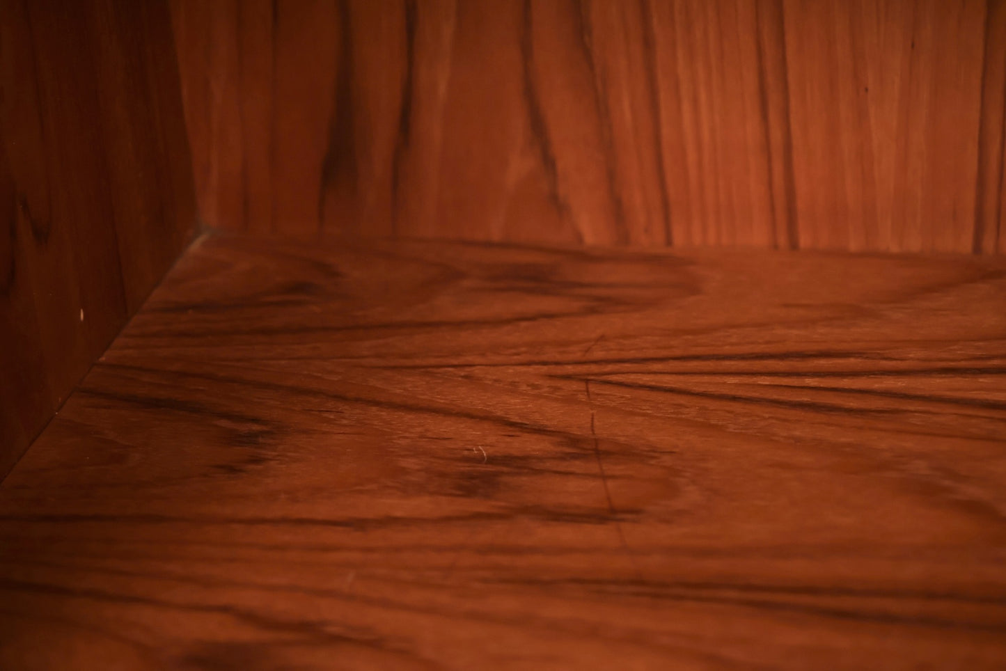 Compact Teak Media Console