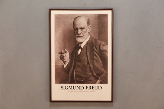 Sigmund Freud Portrait Print