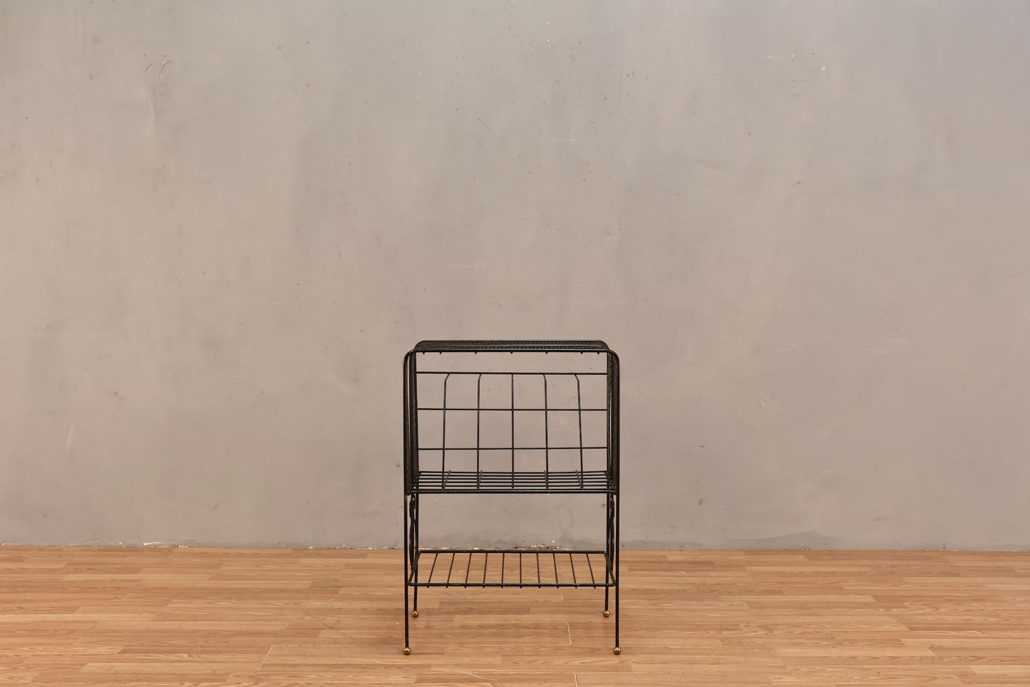 Black Wire Record Stand