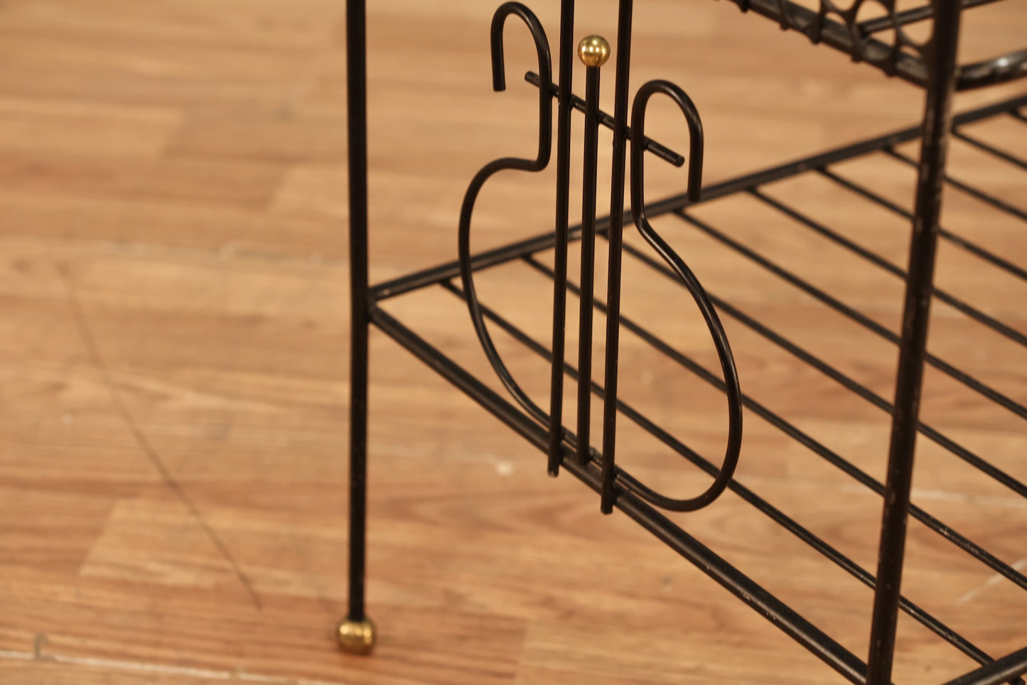 Black Wire Record Stand