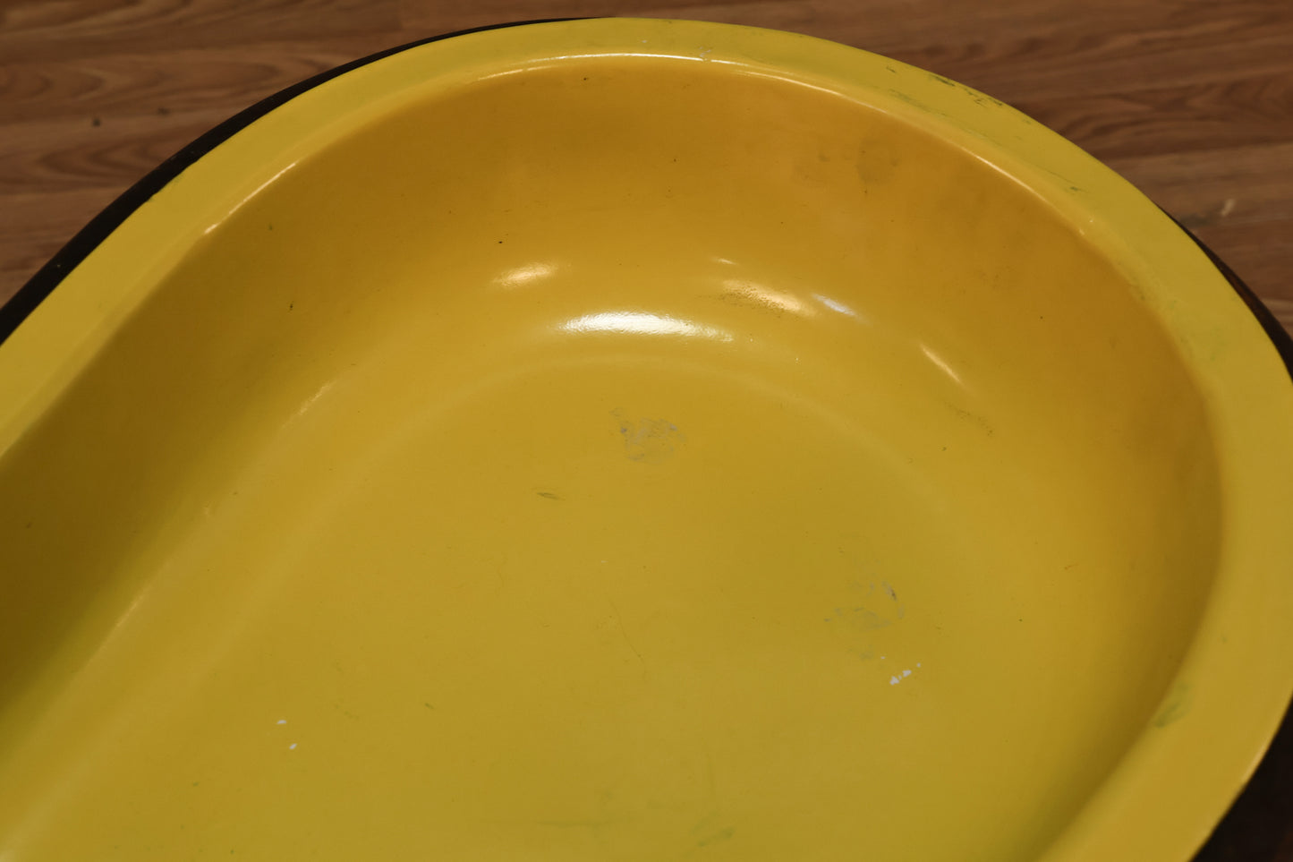 Antique Bentwood & Enamel Bidet