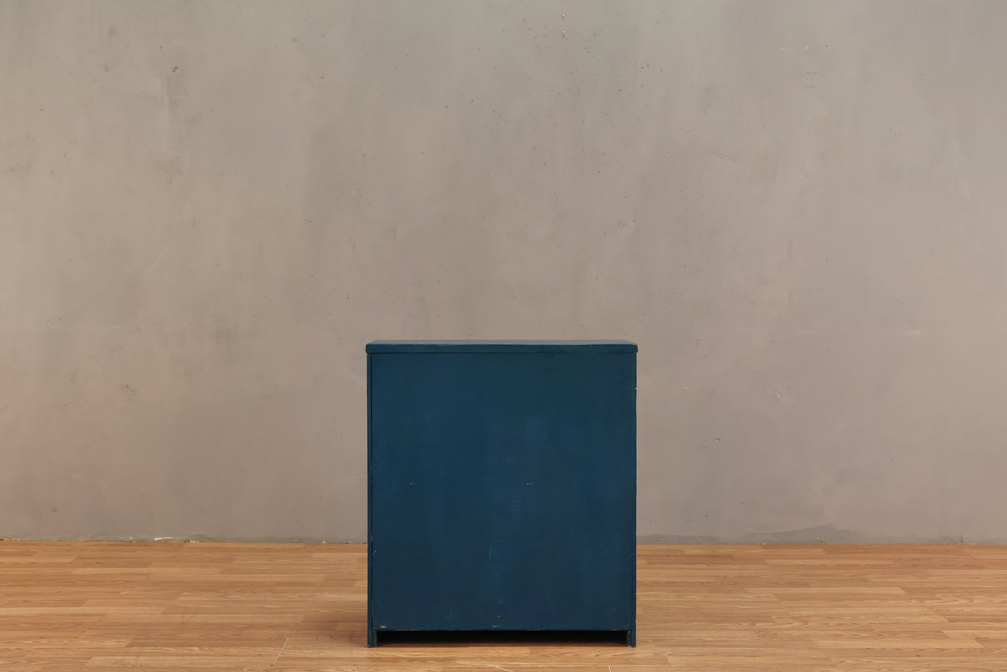 Compact 2-Tier Blue Bookshelf