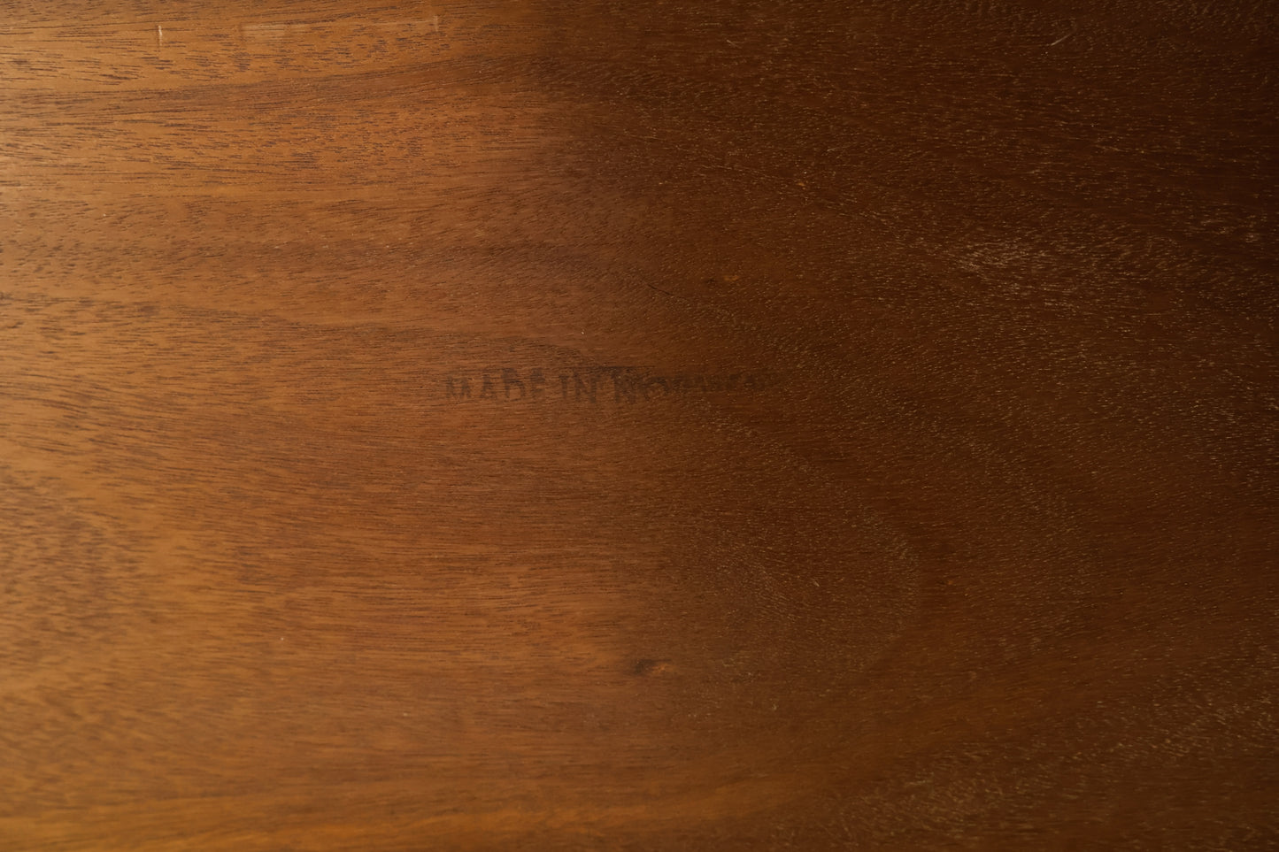 Low Norwegian Teak Flip-Top Console - ONLINE ONLY