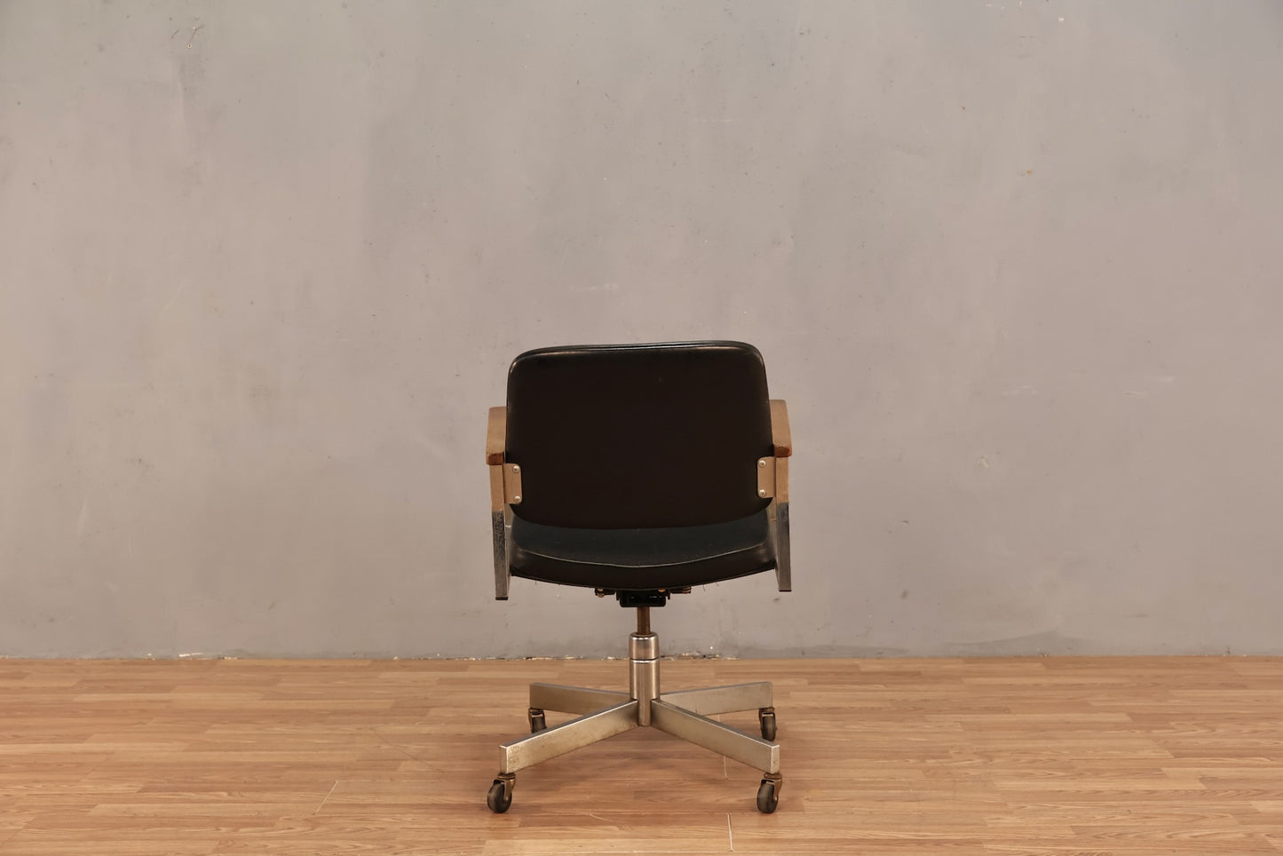 Industrial Mid Century Black Desk Chair