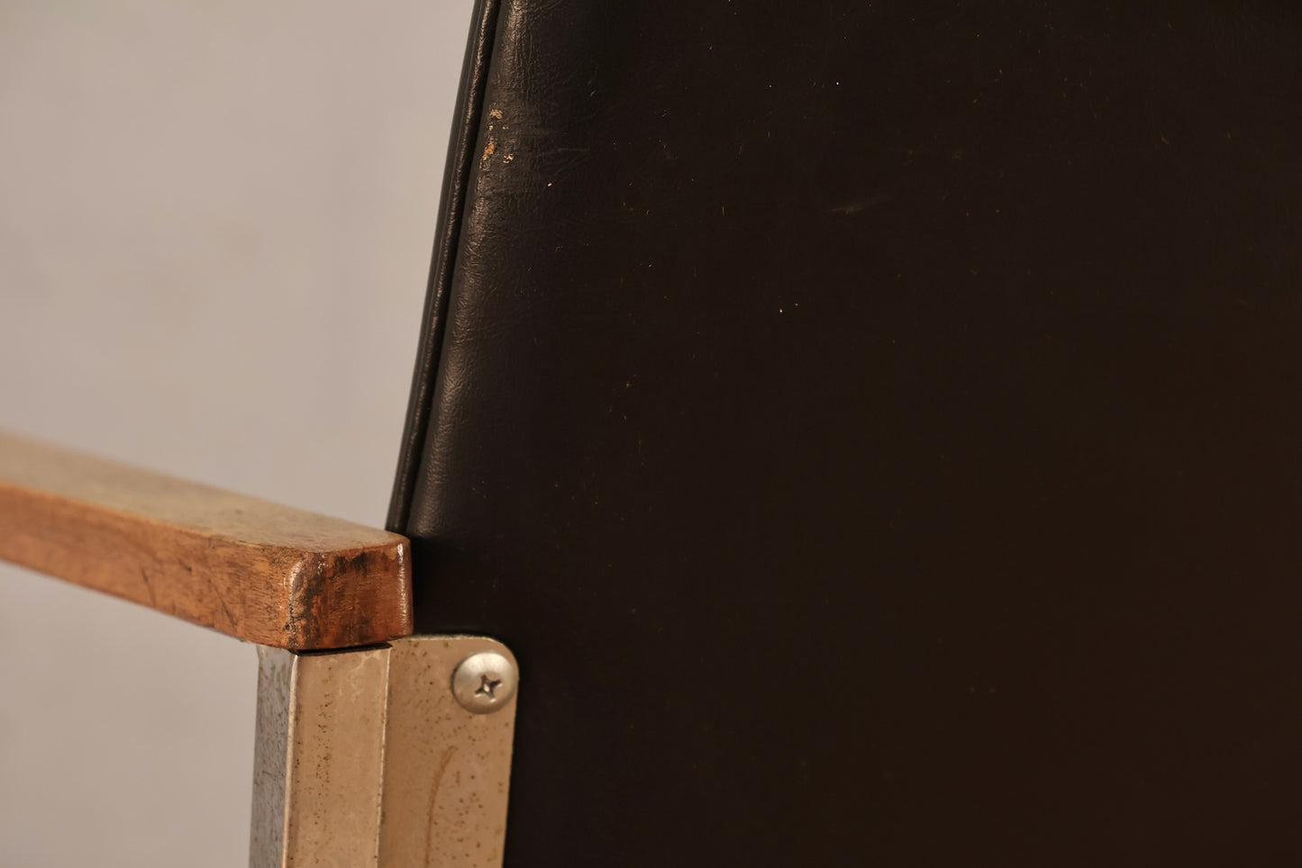 Industrial Mid Century Black Desk Chair