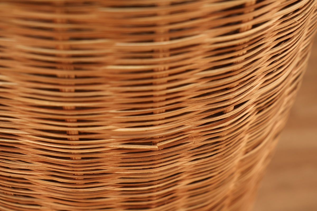 Tall Wicker Floor Vase - ONLINE ONLY