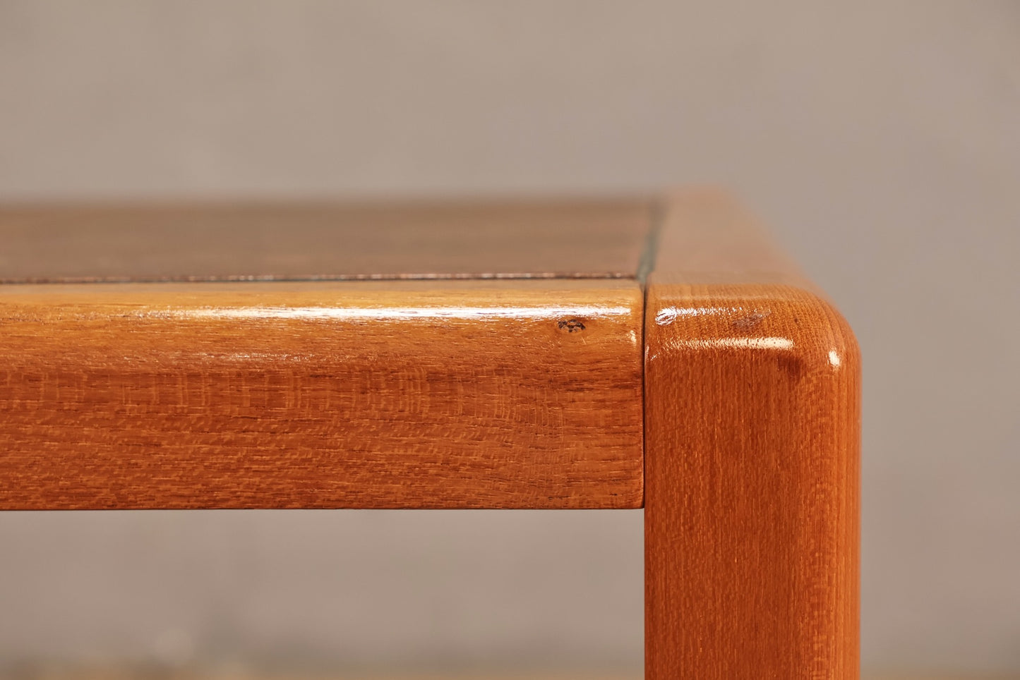 Uldum Teak & Brown Tile Coffee Table - ONLINE ONLY