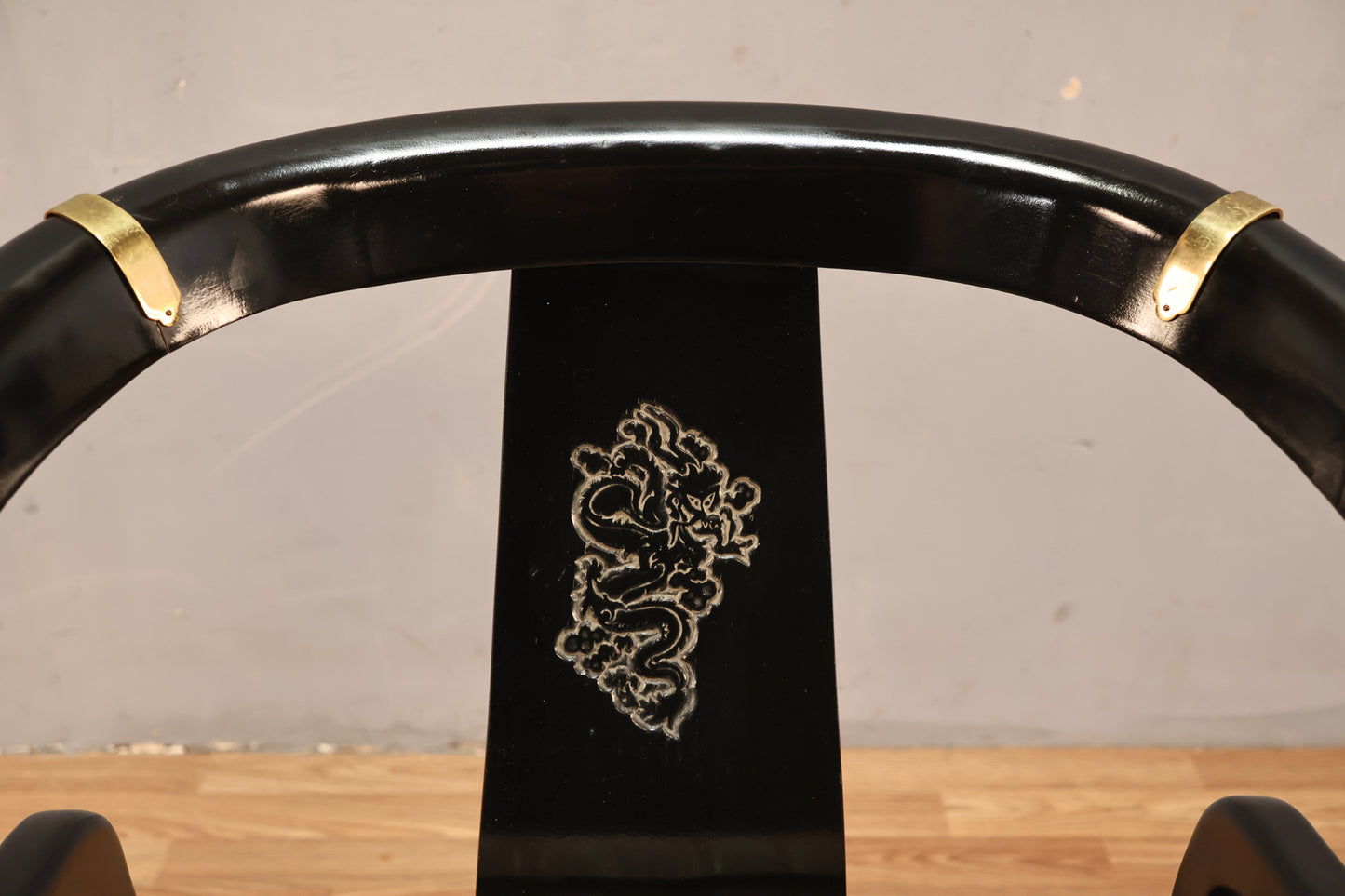 Ming-Style Black Lacquer Accent Chair - ONLINE ONLY