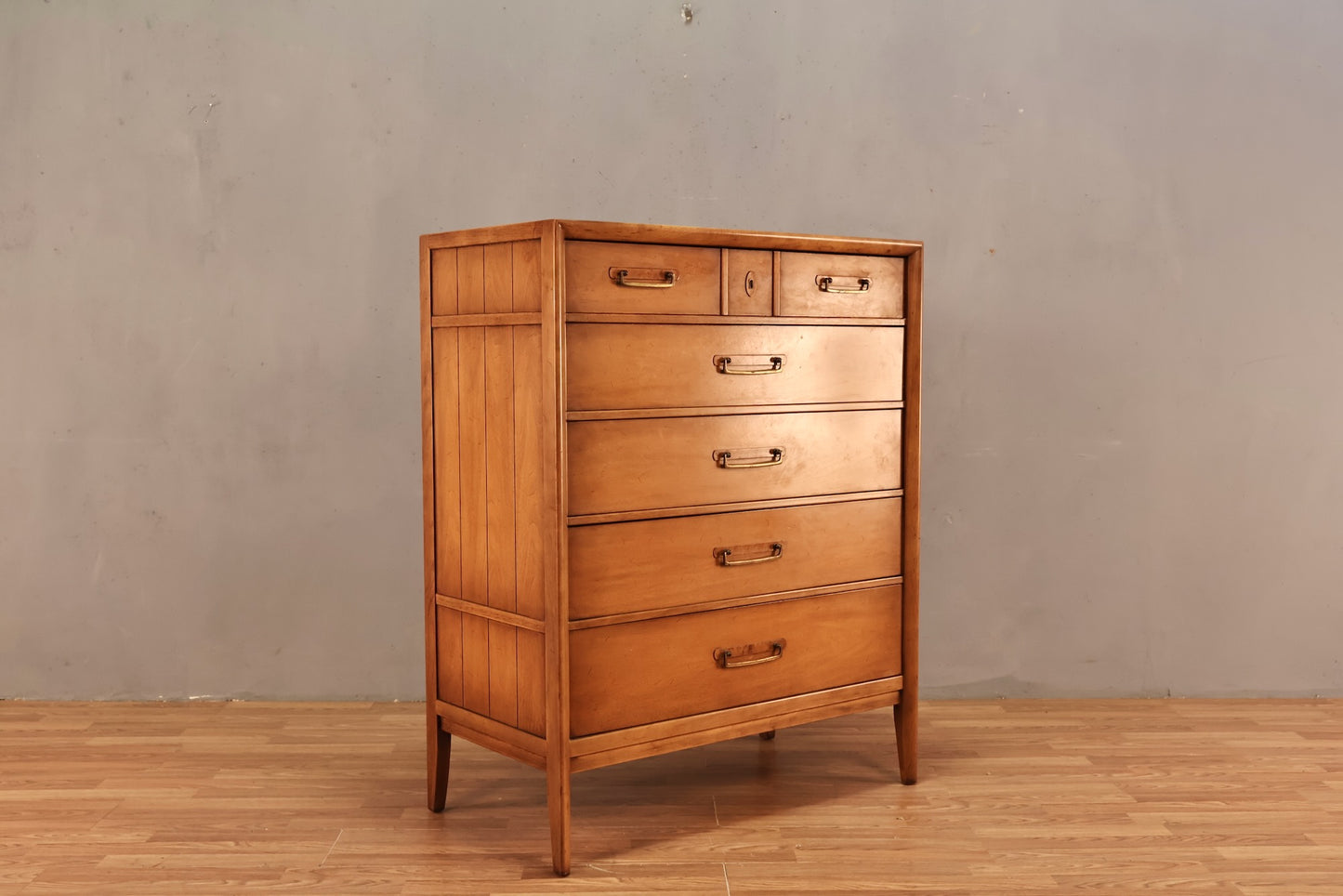 Drexel "Meridian" 5-Drawer Highboy Dresser