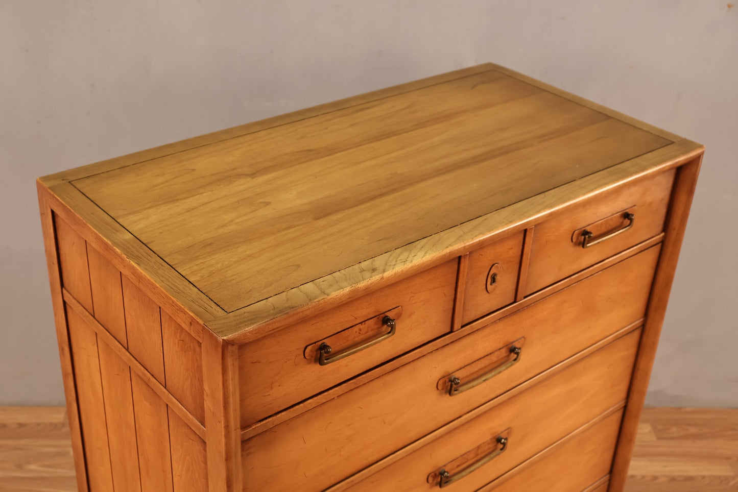 Drexel "Meridian" 5-Drawer Highboy Dresser