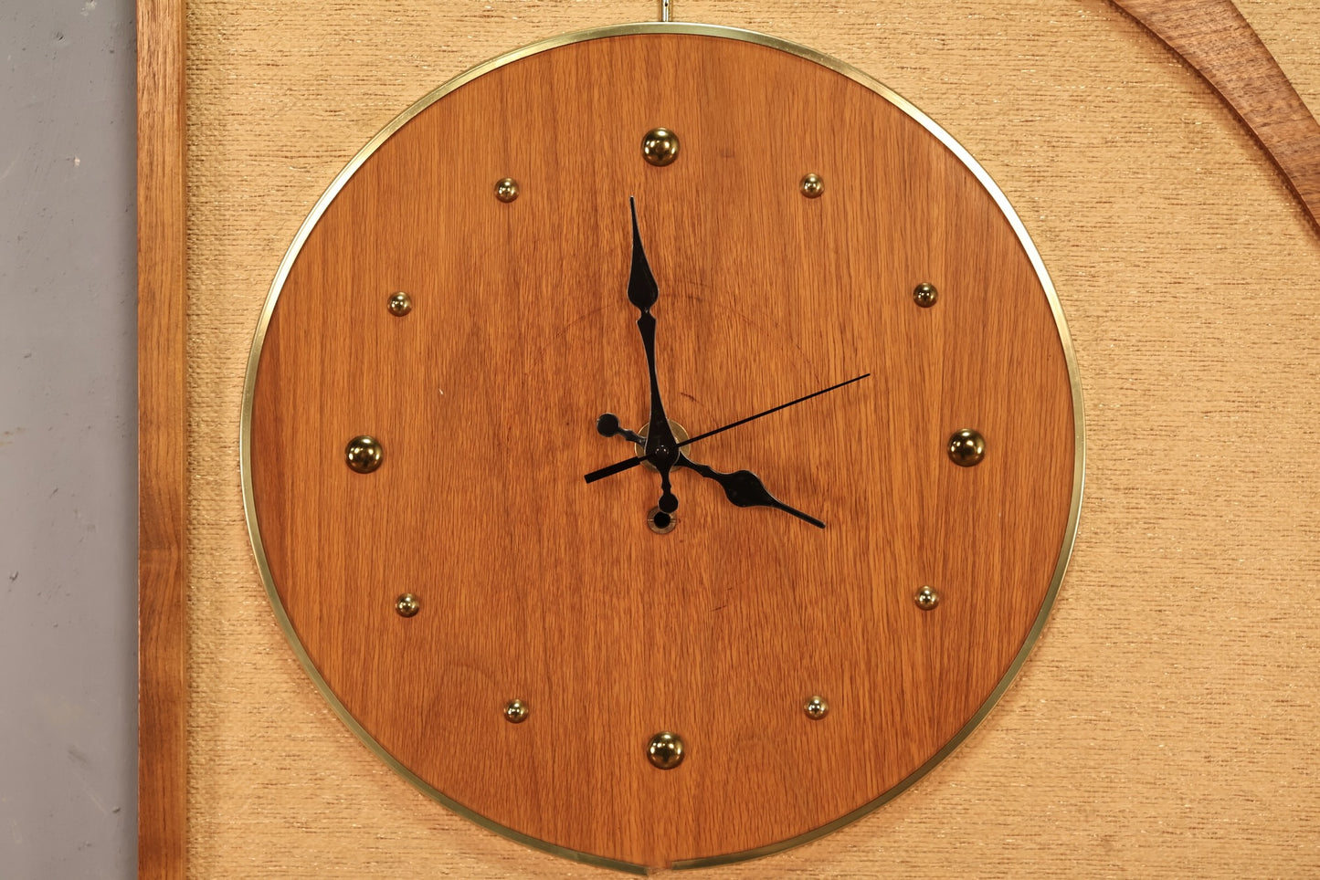 Mid Century "Penny Farthing" Wall Clock