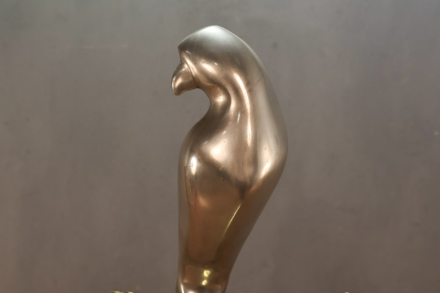Tall Curtis Jere "Perched Parrot" Sculpture - ONLINE ONLY