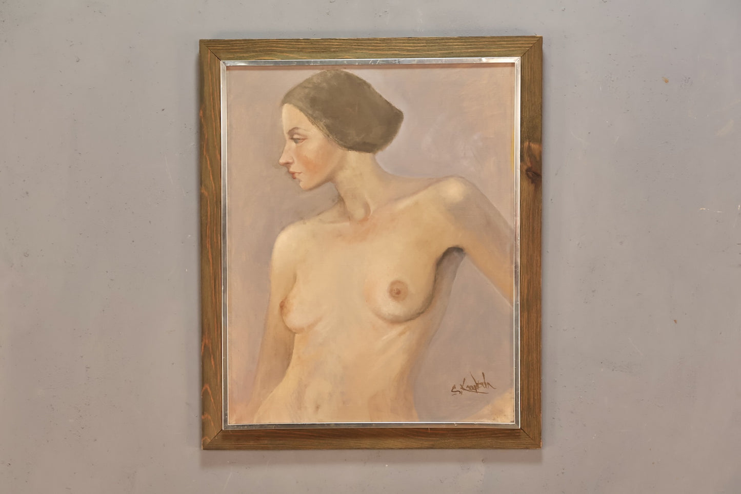 Mid Century "Sylvia" Painting