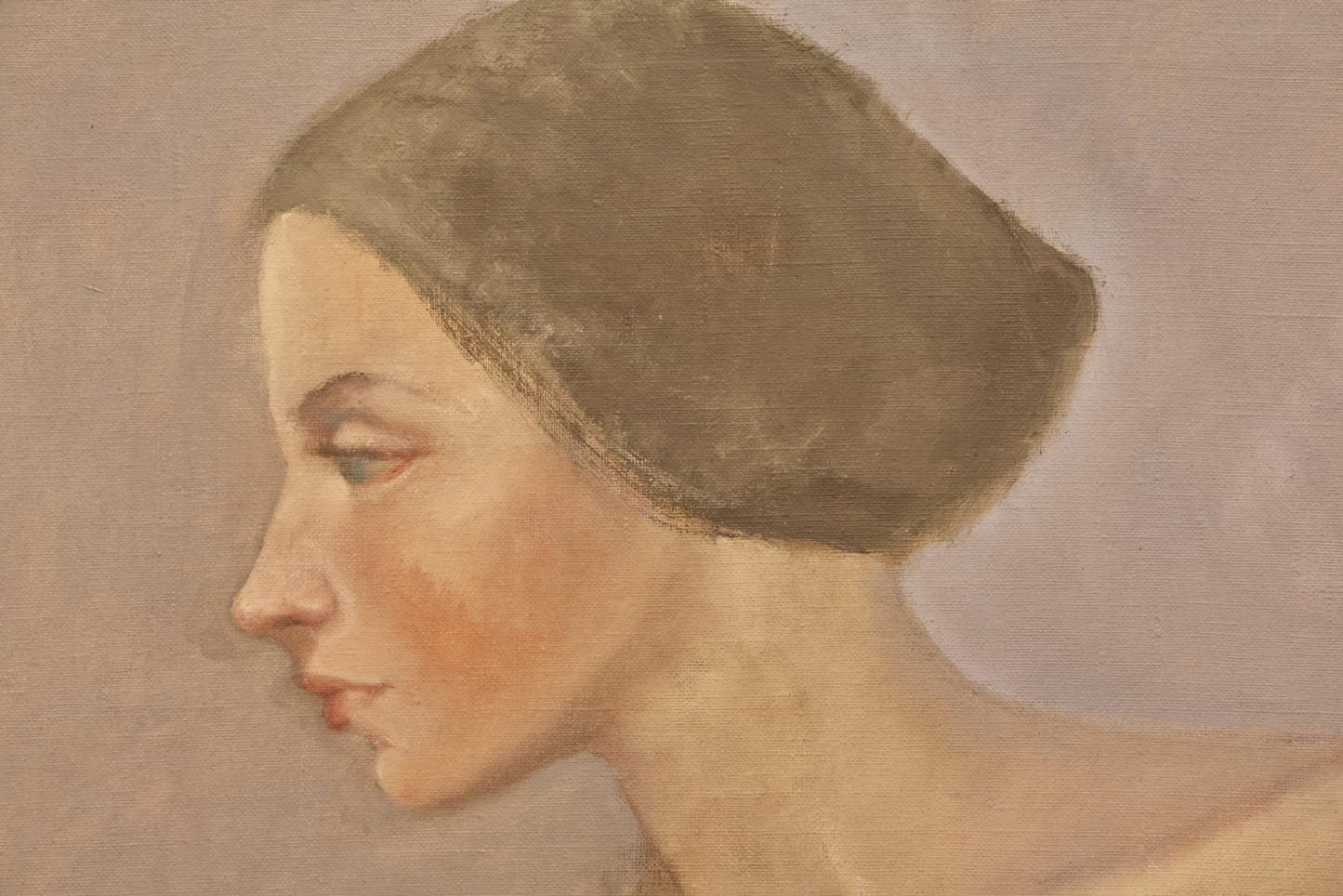Mid Century "Sylvia" Painting
