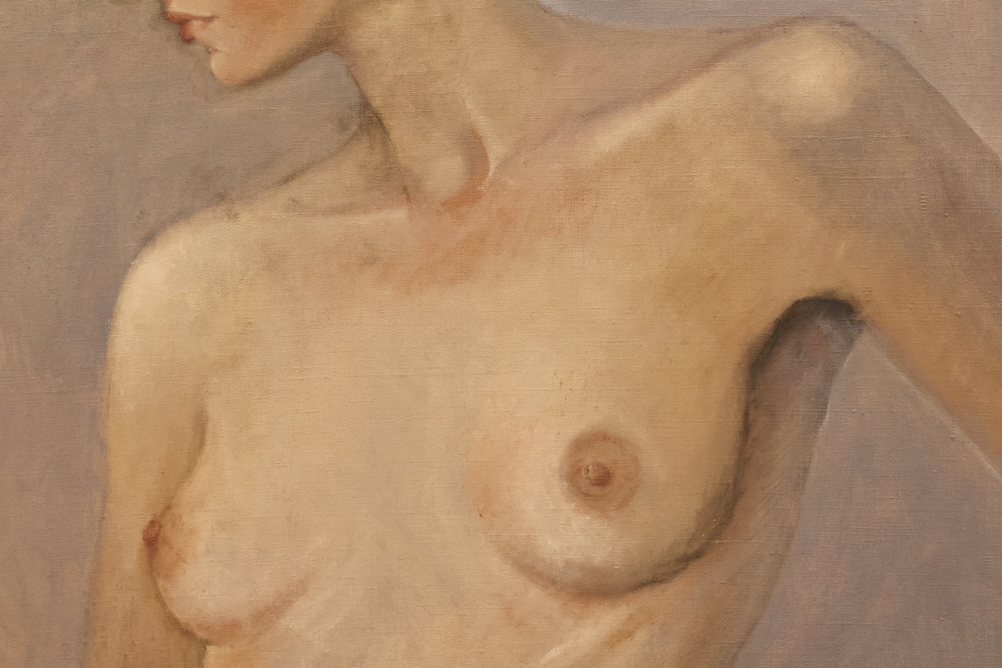 Mid Century "Sylvia" Painting