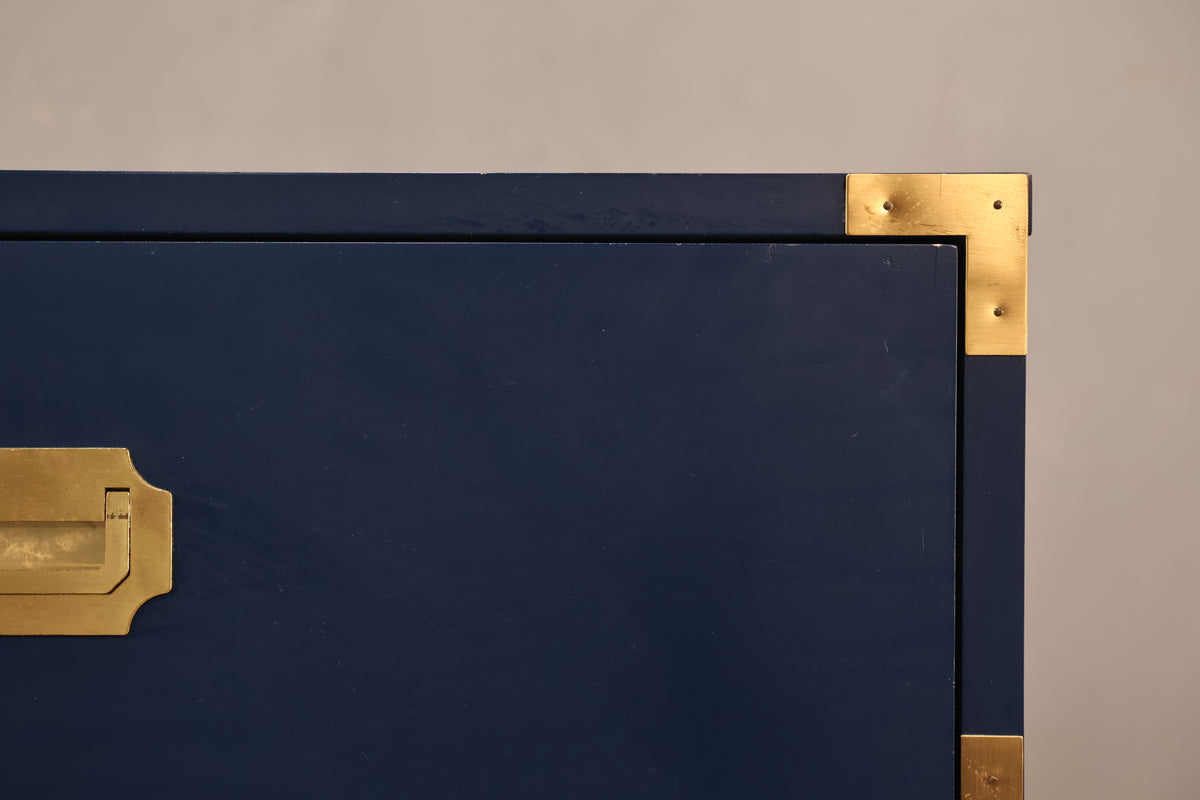 Navy Campaign 6-Drawer Dresser