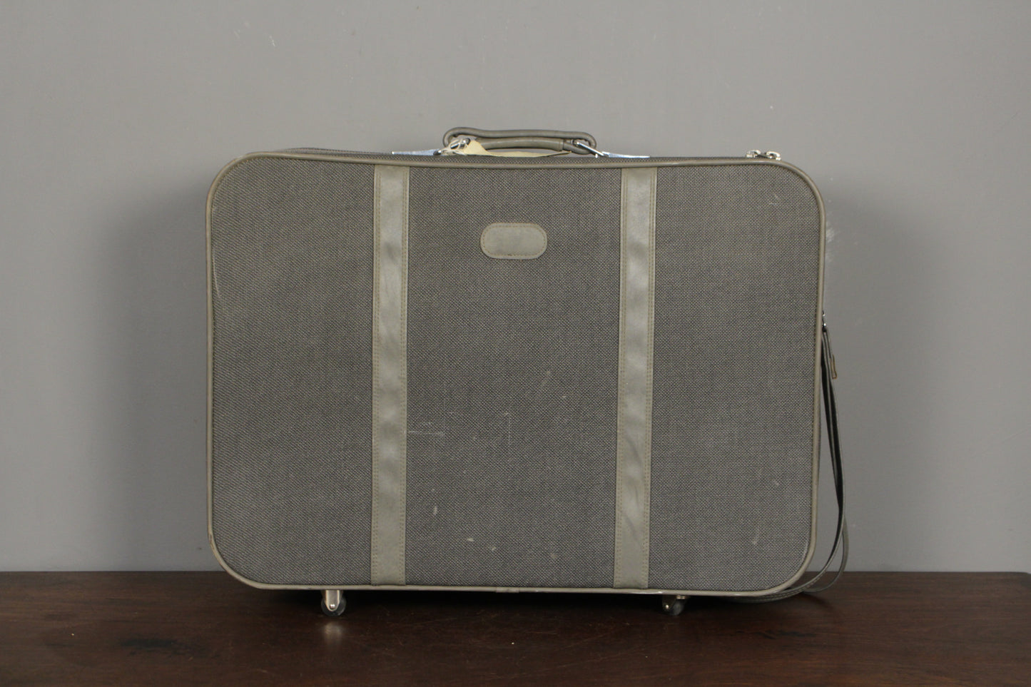 American Tourister Gray Suitcase