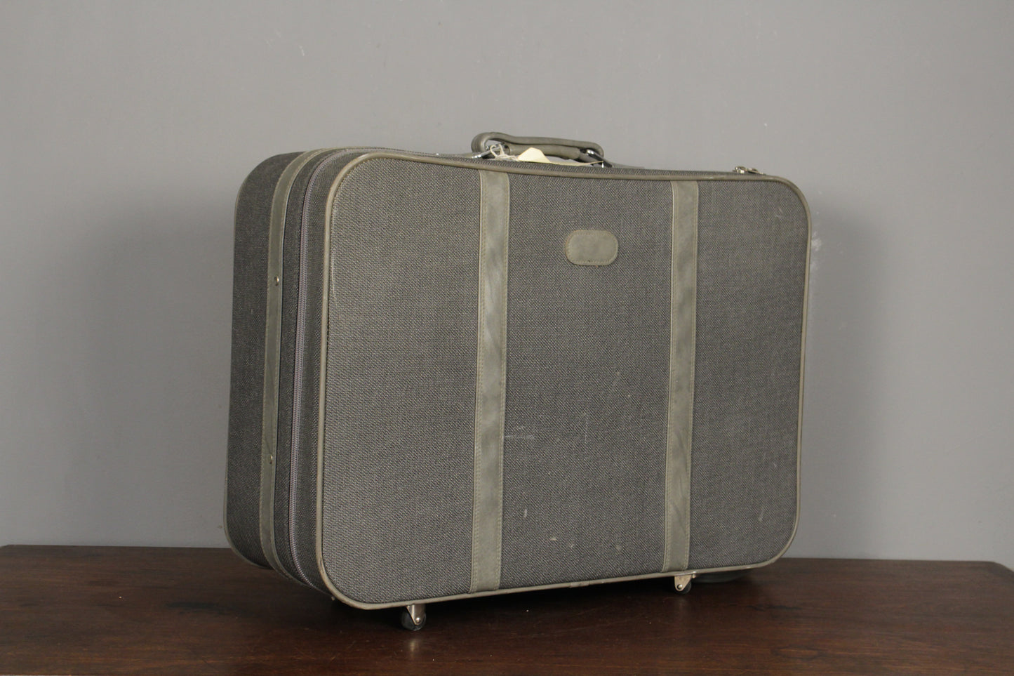 American Tourister Gray Suitcase