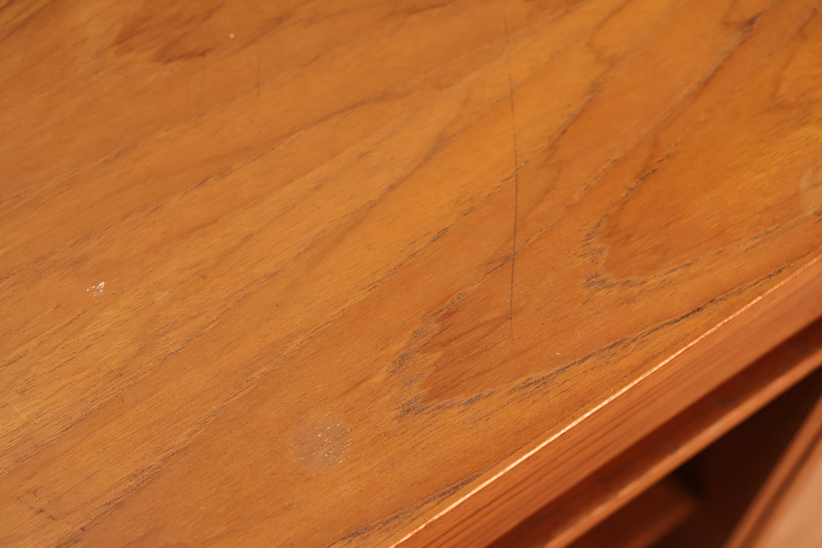 Teak Expanding Media Console - ONLINE ONLY