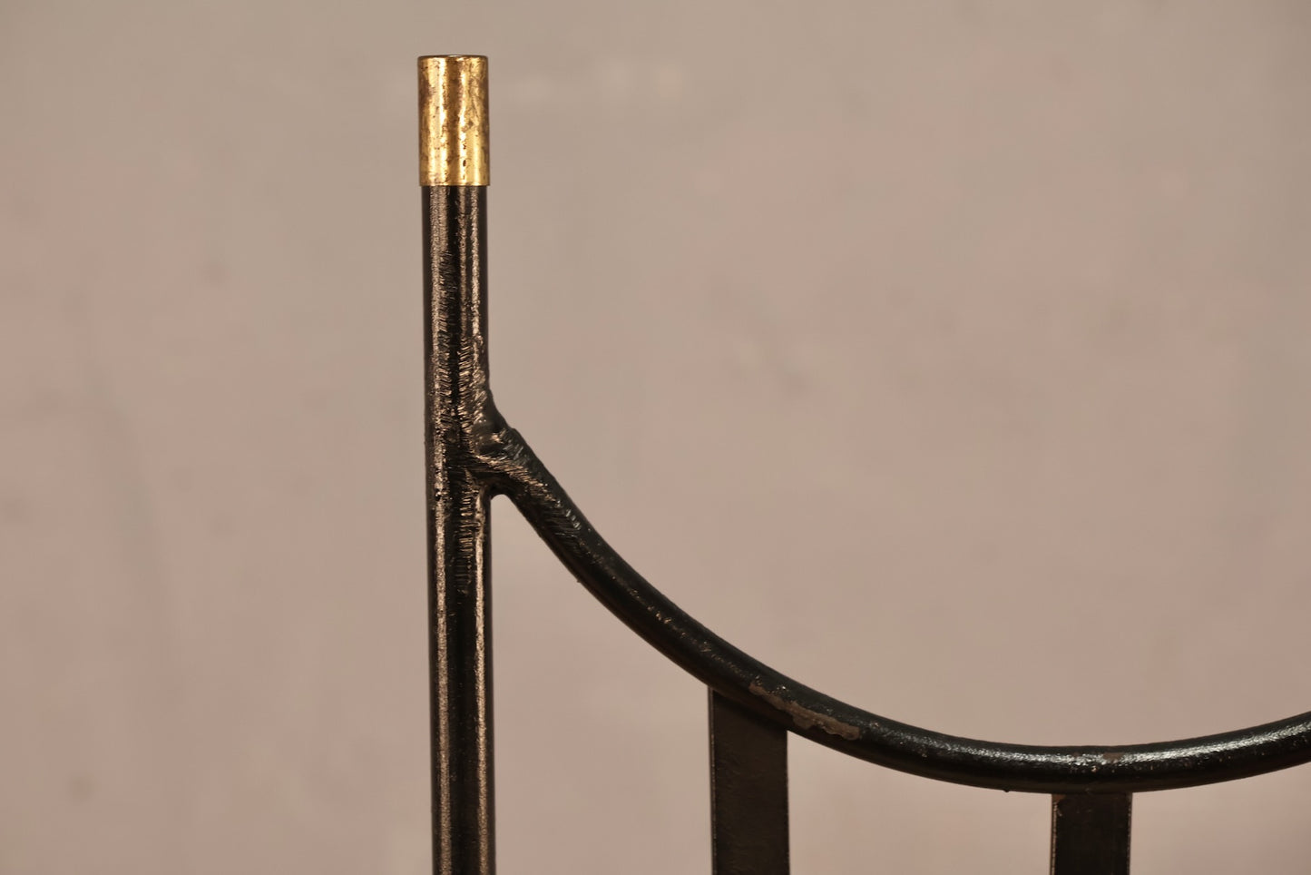 Slim Atomic Iron Side Chair