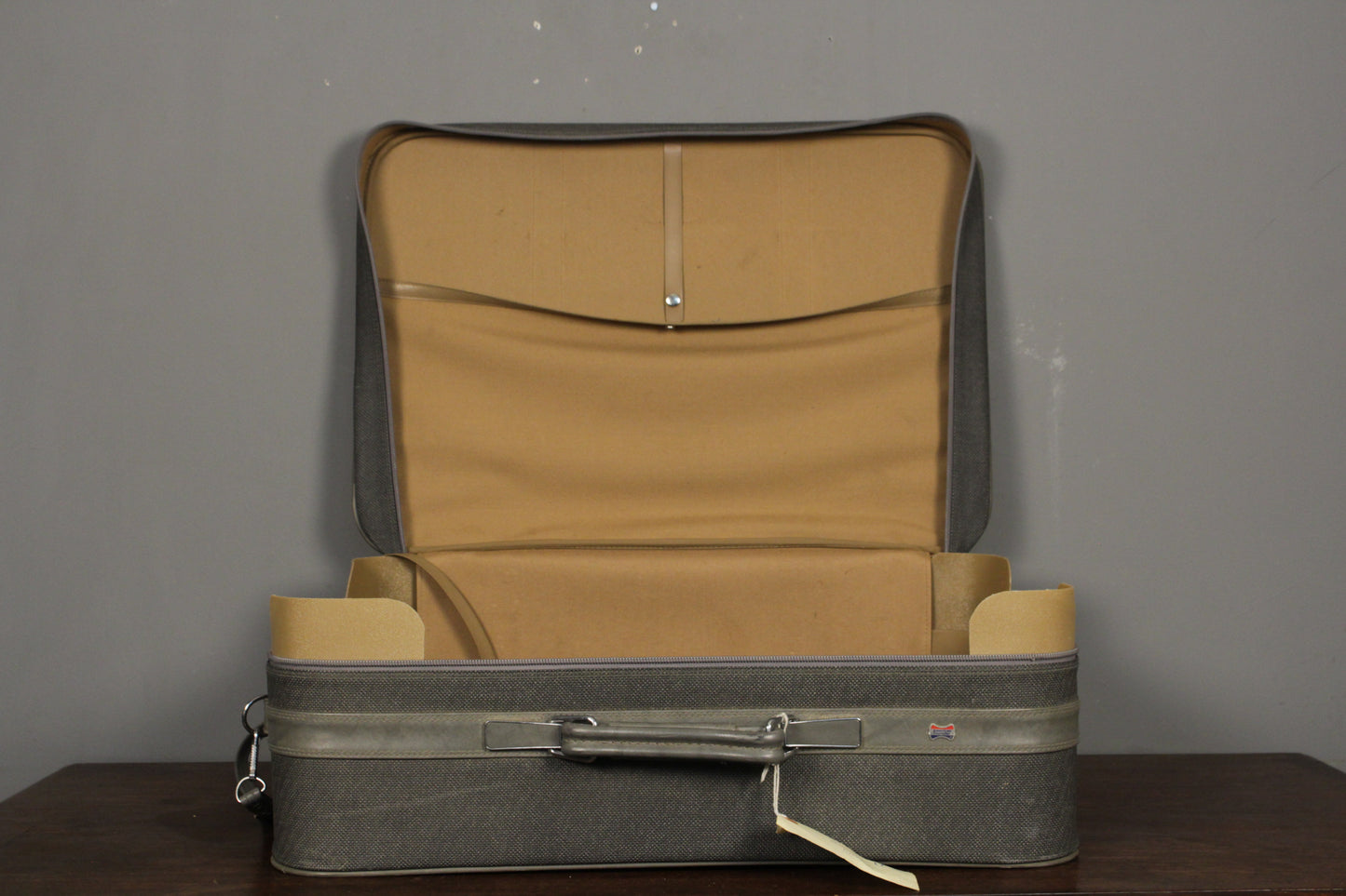 American Tourister Gray Suitcase