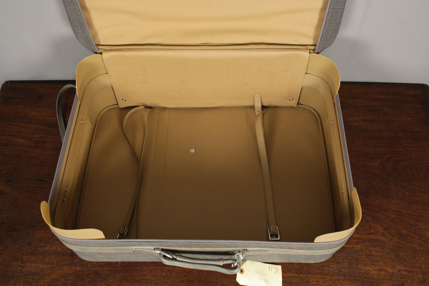 American Tourister Gray Suitcase
