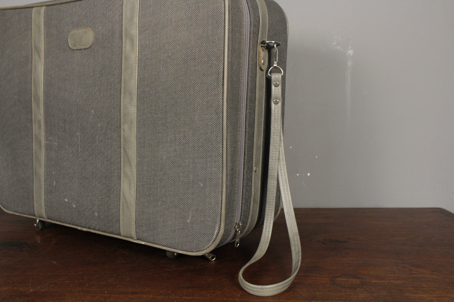 American Tourister Gray Suitcase