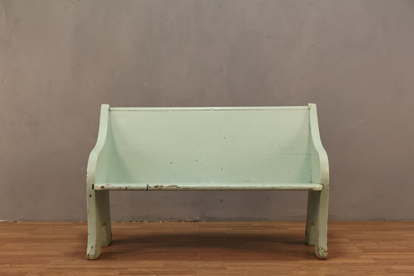 Seafoam Wooden Bench