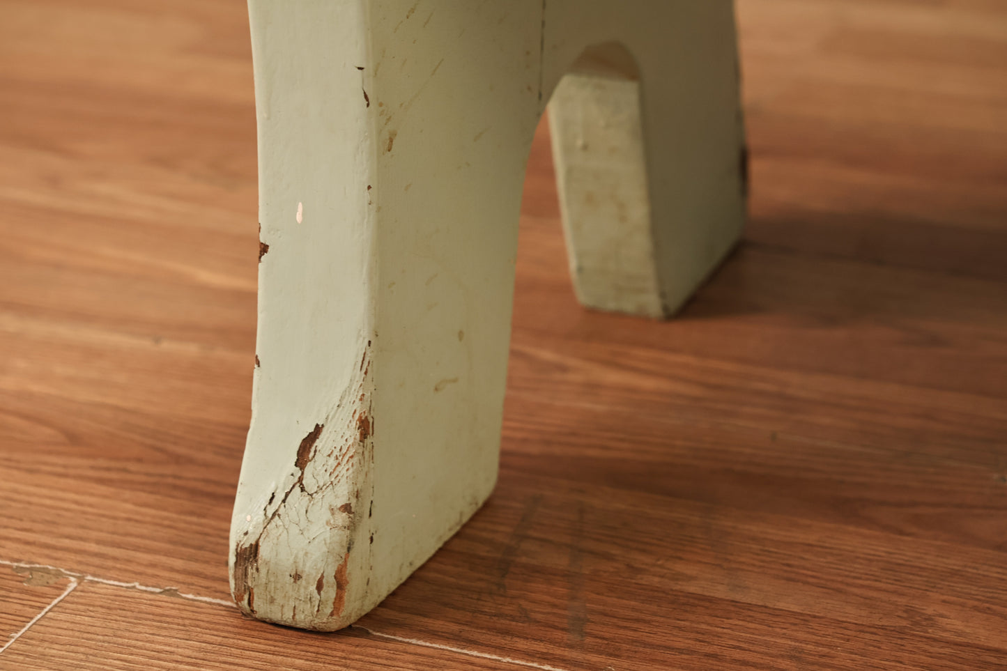 Seafoam Wooden Bench