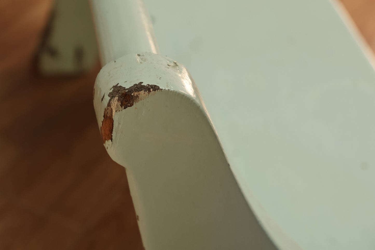 Seafoam Wooden Bench