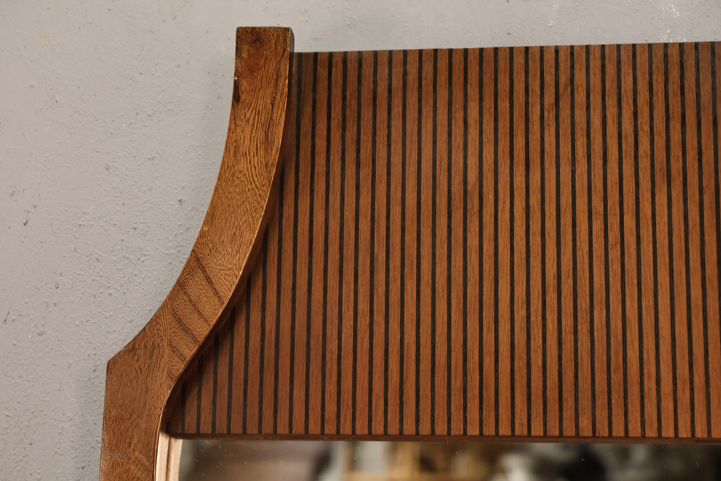 Mid Century Ridged Mirror