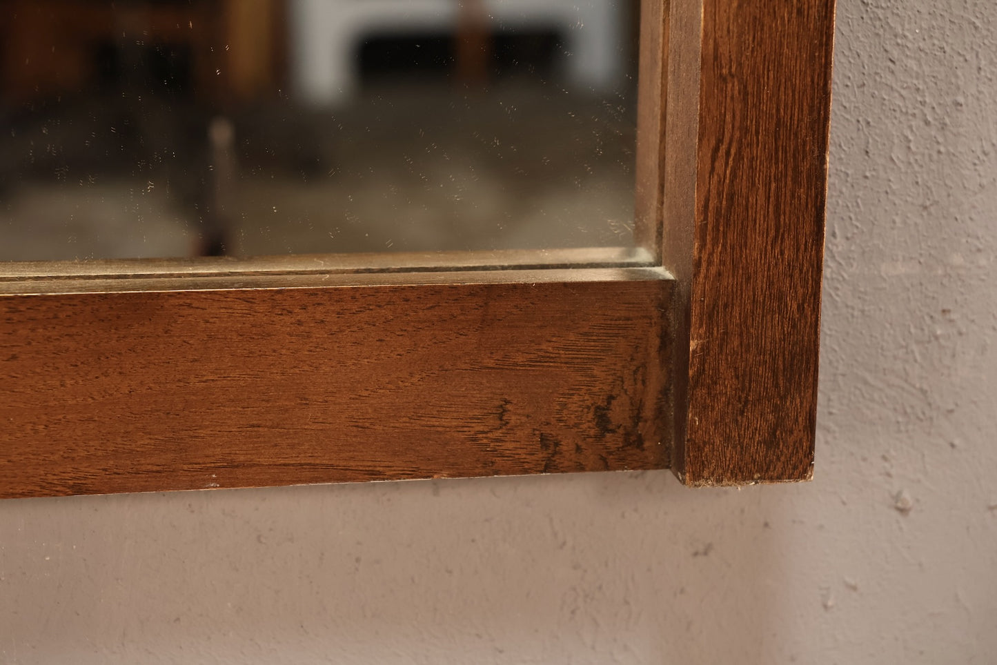 Mid Century Ridged Mirror