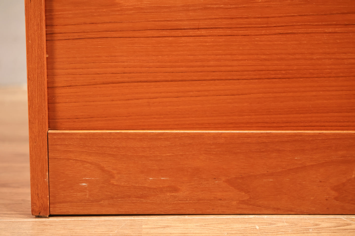 Luxe Teak Drop-Front Wall Unit - ONLINE ONLY